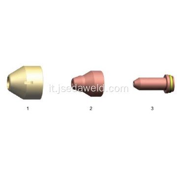 Materiali di consumo di plasma per Kjellberg PB-S45W